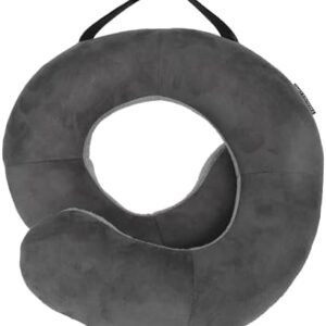 Travelon Deluxe Wrap N' Rest Pillow, Dark Gray/Light Gray, One Size