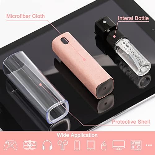 Touchscreen Mist Cleaner Spray, walrfid Electronic Screen Cleaner for TV, Laptop, Tablet, PC, Computer Monitor LCD Flat Screens, Eyeglasses - Pink - Image 2