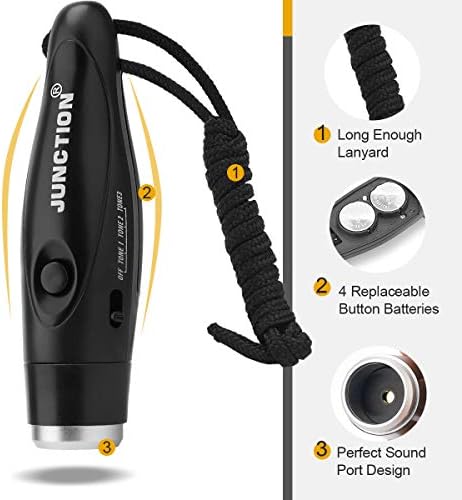 Electronic Whistle, 3 Pack Handheld Electronic Whistles Electric Whistle with Lanyard Three Tone Distinct High Volume Outdoor Sport Whistle for Coaches, Referees, P.E. Teacher - Image 6