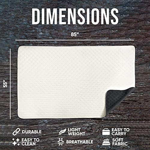 EverSnug Large Waterproof Outdoor Blanket - Extra Thick Premium Quilted Fleece, Waterproof & Windproof, Great for Camping, Picnics, Beaches, Stadiums, Dogs - Image 3